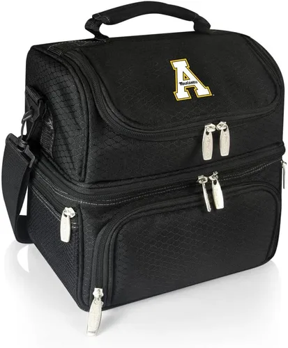 Miniatura 49 de PICNIC TIME NCAA Nebraska Cornhuskers Pranzo - Lonchera aislada con juego de pícnic, bolsa enfriadora para el almuerzo Negro
