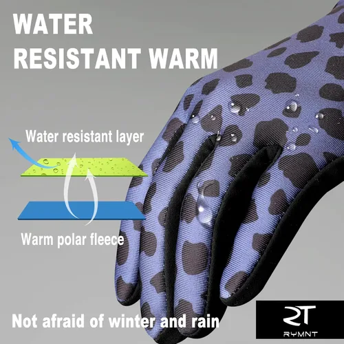 Miniatura 5 de RYMNT Guantes de invierno, pantalla táctil, resistentes al agua, térmicos para correr, conducir, ciclismo, trabajo, senderismo, regalos cálidos