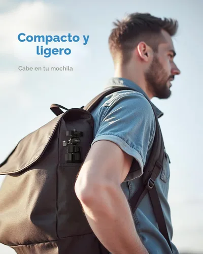 Miniatura 6 de UBeesize Trípode S, Trípode de lata calidad para teléfono, trípode flexible con obturador remoto inalámbrico, compatible con iPhone/Android Samsung