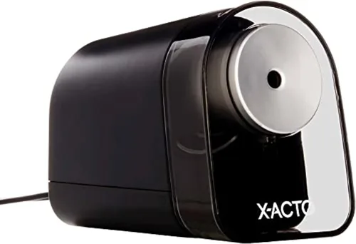 X-ACTO XLR - Sacapuntas eléctrico, negro, 1 unidad, para el regreso a la escuela, profesor, suministros para el aula