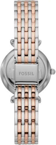 Miniatura 2 de Fossil Carlie - Reloj de cuarzo de acero inoxidable de tres manecillas para mujer