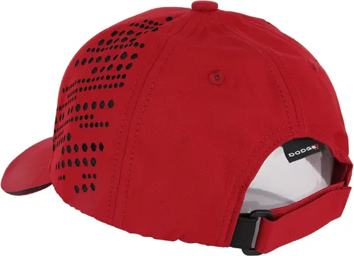 Miniatura 5 de Dodge Sombrero bordado SRT Hellcat Performance con protección UV y absorción de humedad para hombre Gorra de papá, Rojo/Negro