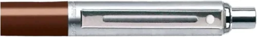 Miniatura 2 de Sheaffer Sentinel, barril de resina de grano de café, tapa cromada, borde de placa de níquel, bolígrafo (E23212551)
