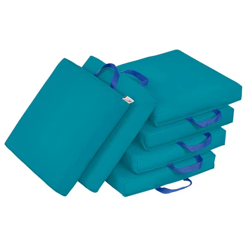 Miniatura 22 de ECR4Kids SoftZone - Cojines de suelo, cuadrados, asientos flexibles, surtidos, 6 piezas