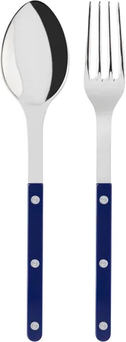 Miniatura 6 de SABRE PARIS - Juego de 2 piezas para servir - Colección Bistrot - Tenedor grande y cuchara grande - Acero inoxidable y nailon - Apto para Negro