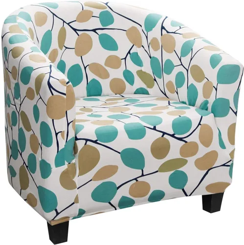 Miniatura 5 de Funda para silla de club, funda elástica para sillón, funda de sofá, protector de muebles para sala de estar (color #18)