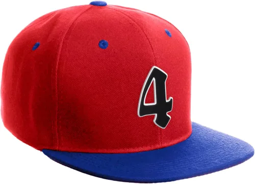Miniatura 1468 de Daxton Gorra clásica con visera de billete plano con letras del alfabeto inglés antiguo de la A a la Z