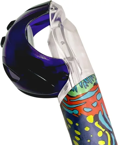Miniatura 3 de Tilos Orion Dry Snorkel - Equipo de esnórquel impermeable de alta calidad con boquilla cómoda y válvula de purga fácil Pez payaso