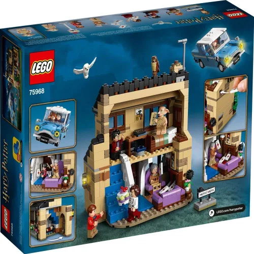 Miniatura 7 de LEGO Harry Potter 4 Privet Drive 75968 Casa y Coche Volador Ford Anglia, Regalos del Mundo Mágico para Niños, Niñas y Niños con Minifiguras de Harry
