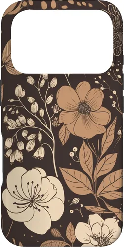 Miniatura 30 de Hazelnut Brown Wildflower Floral Flower Design Case for iPhone 17