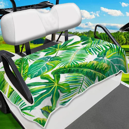 Miniatura 13 de Fundas para Asientos de Carrito de Golf, Manta Única de Toalla para Asiento de Carrito de Golf para Todos los EZGO, Yamaha, Club Cars, Icon y Más