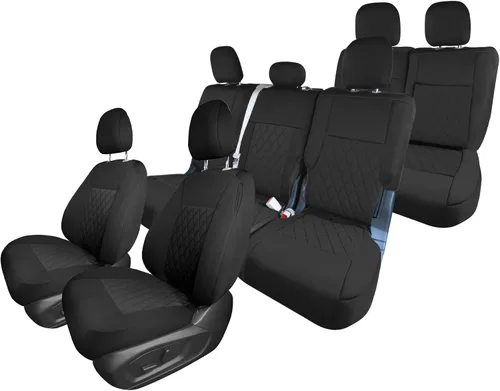 Miniatura 16 de FH Group Fundas de asiento de automóvil de ajuste personalizado hechas específicamente para la base Ford Explorer 2020-2024, fundas de asiento