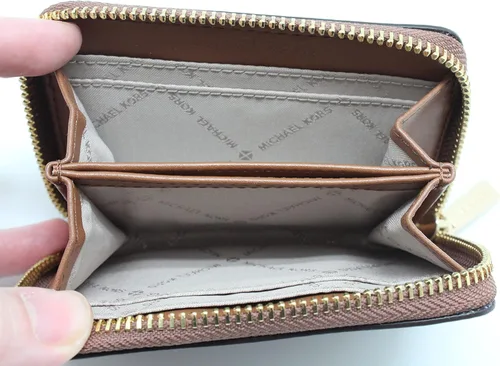 Miniatura 7 de Michael Kors Jet Set Travel - Funda de viaje con cremallera, Marrón, Funda tipo cartera para tarjetas