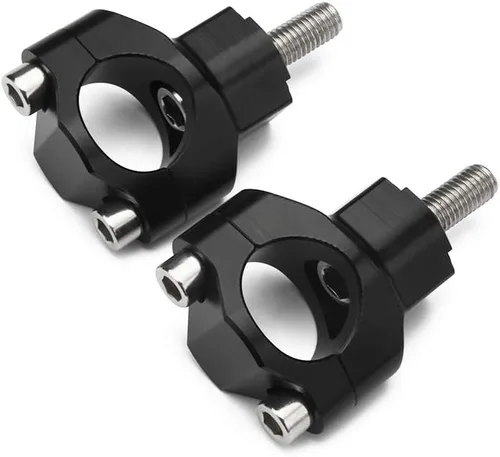 Miniatura 5 de JFG RACING Elevador de Manillar de Dirt Bike, Soportes Abrazaderas de Manillar de Motocicleta CNC para 125-530 SX SXF EXC EXCF XCW XCFW Negro