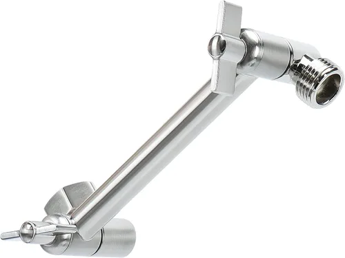 NearMoon Brazo de ducha ajustable con conexión universal, brazo de extensión, ángulo de ajuste para mejorar la experiencia de ducha, fácil de