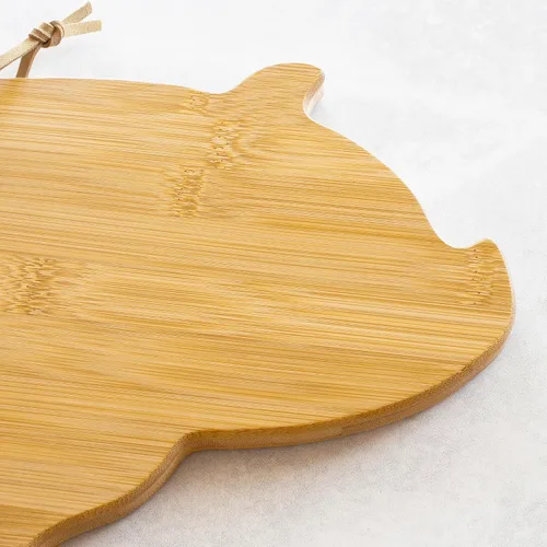 Miniatura 6 de Totally Bamboo Tabla de cortar de madera de bambú en forma de cerdo y tabla de embutidos