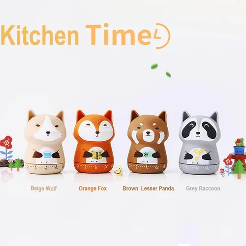 Miniatura 2 de Ctue - Temporizador de cocina Mechanicall para niños, temporizador de cuenta regresiva de 60 minutos para cocinar, bancario, aula, hogar, estudio