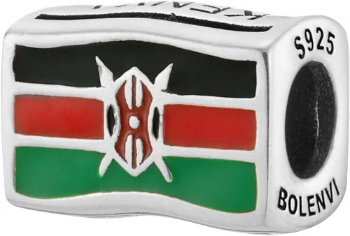 Miniatura 65 de Bolenvi Banderas Travel Country, dijes para el día de la madre, plata de ley 925 para pandora y pulseras o collares similares, joyería para mujeres