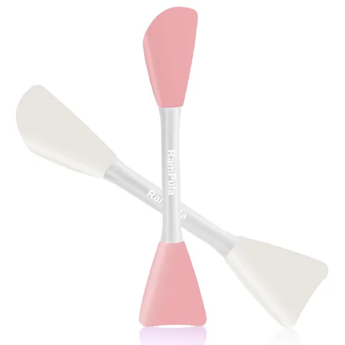 Miniatura 12 de RamPula Cepillo de silicona para máscara facial, cepillo aplicador de máscara de barro facial flexible para aplicar máscara facial, máscara