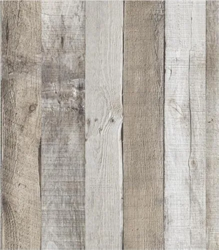 Miniatura 11 de LXCREAT Papel de contacto de bloque de carnicero de madera sintética, papel tapiz Shiplap para despegar y pegar, tablones de madera para paredes