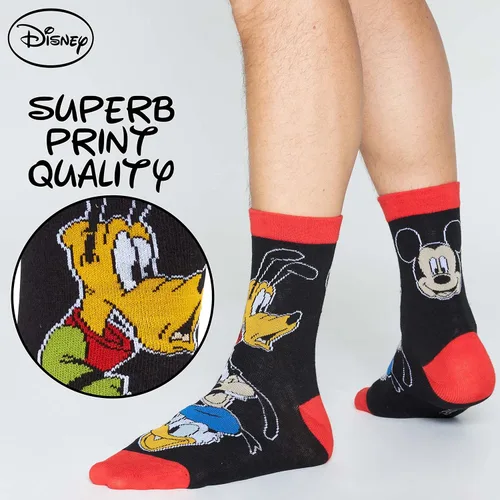 Miniatura 3 de Disney Calcetines para hombre Baby Yoda Crew Socks 5 Pack Star Wars Calcetines tobilleros Mickey Mouse regalos para hombres