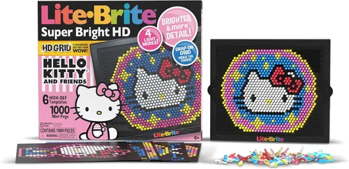 Miniatura 12 de Lite Brite Super Bright HD, Edición Pokémon – Pantalla creativa retro iluminada – Juego educativo para niños, mejora la creatividad, regalo
