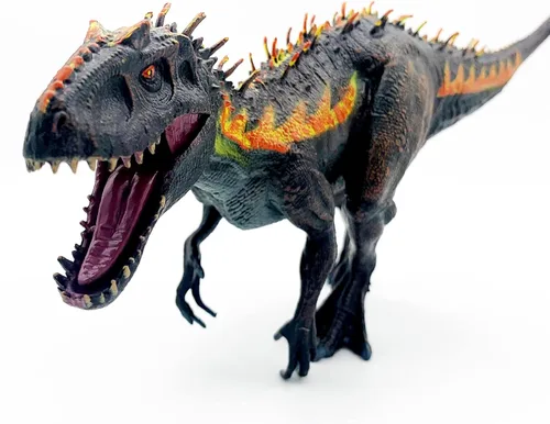 Miniatura 7 de SIENON Juguete de Dinosaurio Grande Tiranosaurio Rex de 13.4", Figura Realista de Dinosaurio Jurásico de Plástico, Modelo D-Rex Pintado a Mano Juego