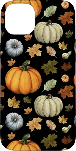Miniatura 15 de iPhone 16 Falling Leaves Autumn and Pumpkin Happy Fall Case