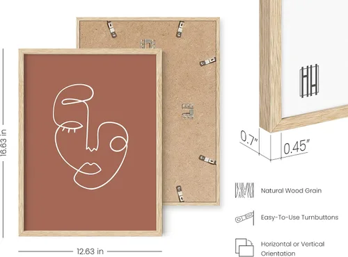 Miniatura 3 de HAUS AND HUES Arte de pared de línea de dibujo de mujer, arte de pared de figura femenina, dibujos de silueta, ilustraciones de líneas, arte de Cara