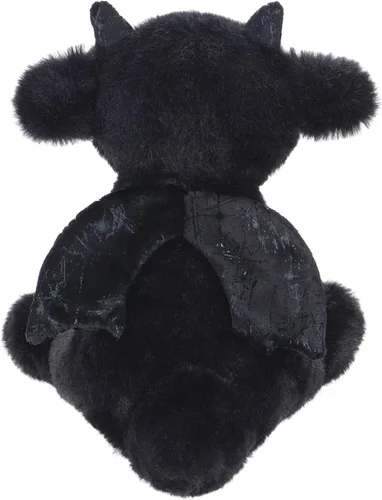 Miniatura 7 de Apricot Lamb Dragón Negro de Peluche Suave para Niños, Juguetes de Peluche Lindos y Suaves para Niña y Niño, Dragón Negro Esponjoso de Peluche Negro