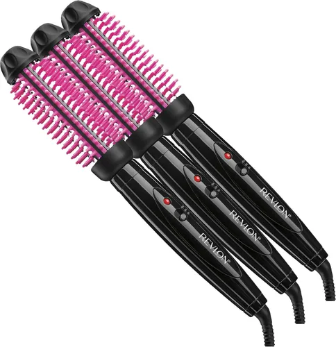 Miniatura 7 de REVLON Nuevo y Mejorado SmoothStay Cepillo para Cabello con Calefacción Infundido con Aceite de Coco Barril de 1” para Resultados Voluminosos