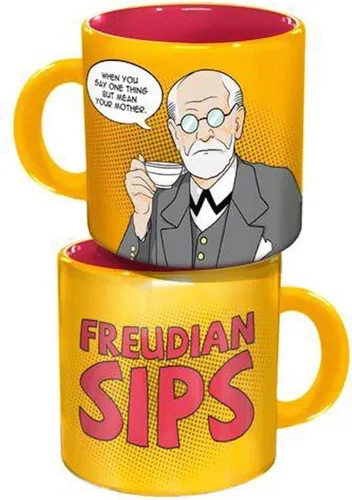 Miniatura 5 de Freudian Sips Taza de café - Revierta años de represión mientras bebe su café - Viene en una divertida caja de regalo