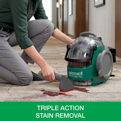 Miniatura 5 de Bissell BigGreen Commercial Little Green Pro - Limpiador de manchas comerciales, limpiador de alfombras y tapicería y detallador