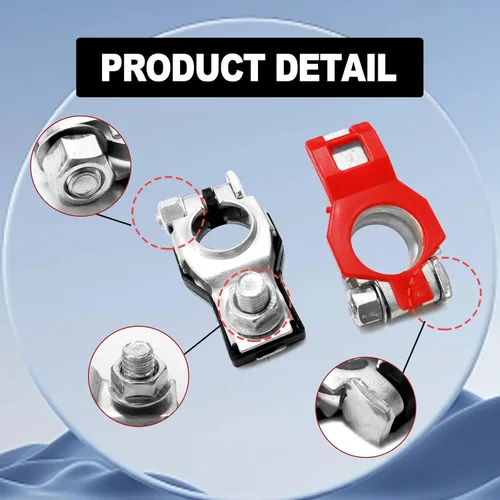 Miniatura 3 de Terminal de batería de plástico Cove Positivo Negativo Compatible con Nissan Maxima Rouge Sentra Murano Reemplazo OE 243407F000 24340-7F000