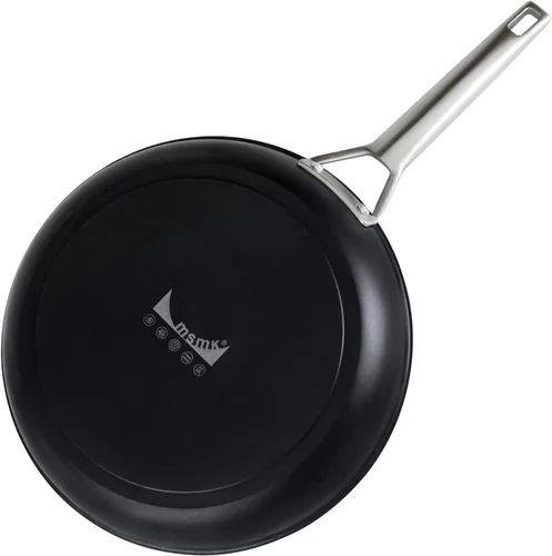 Miniatura 2 de MsMk Sartén antiadherente pequeña de 7 pulgadas con tapa, sartén antiadherente para tortilla de huevos, sin PFAS y PFOA, no tóxico, sartén