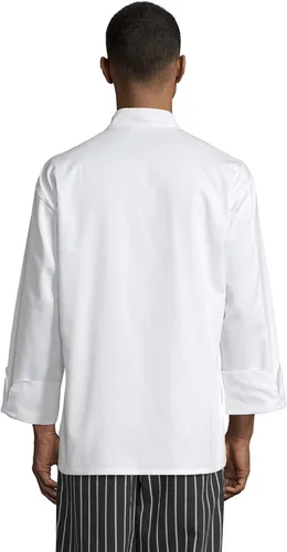 Miniatura 2 de Uncommon Threads Abrigo de chef clásico unisex con nudo