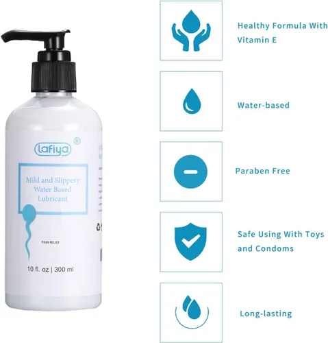 Miniatura 3 de Lubricante a base de agua, lubricante blanco cremoso de vitamina E para sexo vaginal y anal, lubricante personal antideslizante de larga duración