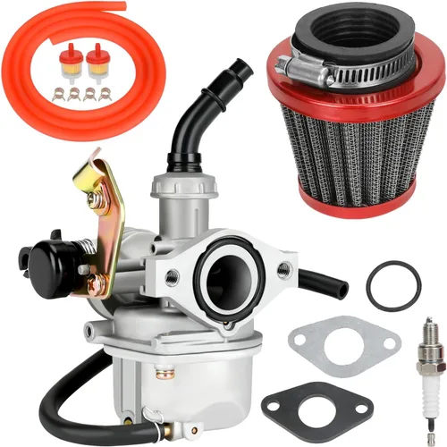 Miniatura 10 de YOXUFA PZ19 - Carburador 19 mm con acople de cable ahogador para Sunl Roketa TaoTao Kazuma Loncin Kayo Fox Kandi Baja SSR 50 70 90 110 125cc ATV