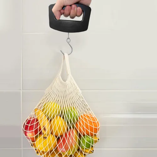 Miniatura 3 de AFUNTA Báscula de equipaje de 110.2 lbs y 0.35 oz, 2 básculas de equipaje digitales de mano para maletas, báscula digital electrónica para colgar