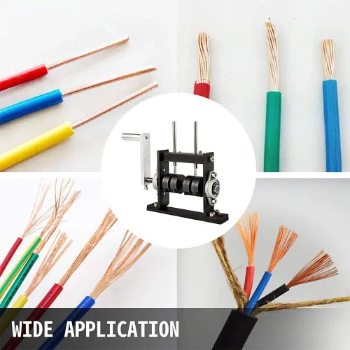Miniatura 7 de Taladro eléctrico manual Máquina peladora de cables de doble propósito para reciclaje de chatarra de cobre (1-30mm/0.04"-1.18")