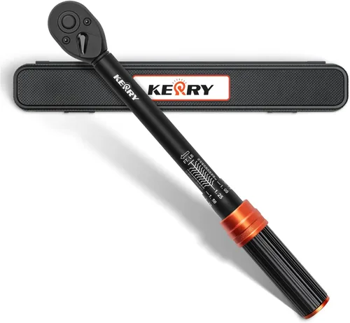 Miniatura 11 de Llave dinamométrica de clic de 1/4 pulgada Kerry, 20-240 pulgadas-libras/2.3-27.1 Nm, ±3% de alta precisión, escalas de doble rango, claramente