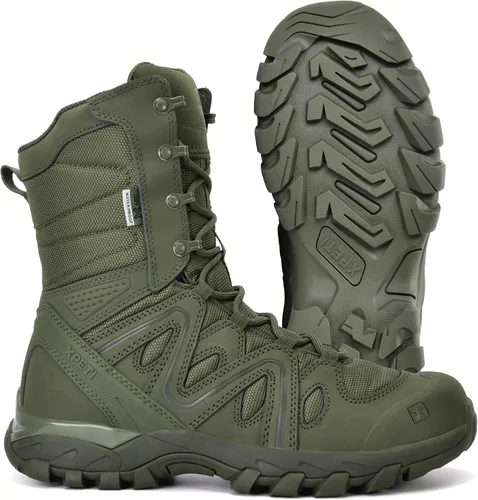 Miniatura 3 de XPETI X-FORCE Botas tácticas impermeables de 8 pulgadas Verde
