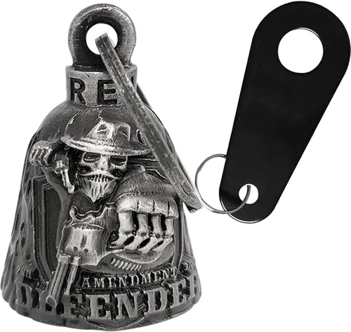 Miniatura 27 de Dream Apparel Campana de motocicleta Guardian Angel Drive Away Gremlin, campana de motociclista para hombres y mujeres, regalo de buena suerte