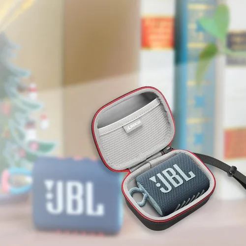 Miniatura 7 de RLSOCO Funda de transporte para JBL GO 4/GO 3/GO 3 Eco/GO 2 Altavoz Bluetooth portátil (solo funda)