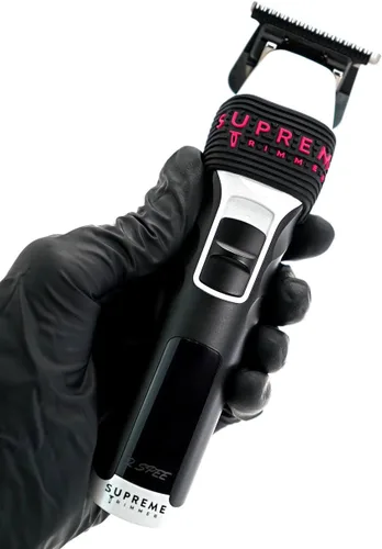 Miniatura 6 de Supreme Trimmer - Pinzas de peluquero profesionales (5 piezas) bandas antideslizantes SGR50 para cortadora de pelo, agarre de peluquero