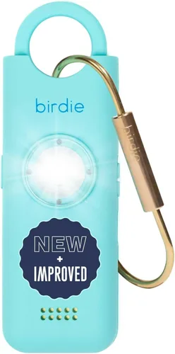 She's Birdie Nueva versión 3.0 – La alarma de seguridad personal original para mujeres por mujeres, sirena fuerte, luz de flash y batería recargable