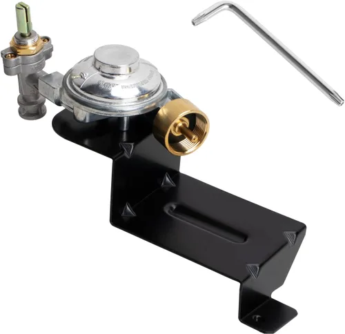 80477 Reemplazo del conjunto de válvula y regulador para parrillas de gas Weber Q100 Q120 Series (2004-2013), regulador de válvula de parrilla para