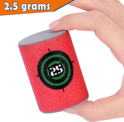 Miniatura 3 de POKONBOY Objetivo de bala suave, objetivo de dardos de bala EVA compatible con pistolas Nerf Blasters