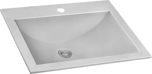 Miniatura 15 de Ruvati RVH6107BL RVH6107BL - Fregadero de cocina de acero inoxidable de calibre 16 con acabado cepillado que oculta arañazos, fregaderos de montaje