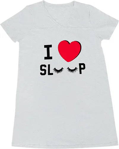 Miniatura 10 de Smart & Sexy Camisa de dormir extragrande con cuello en V para mujer Amarillo